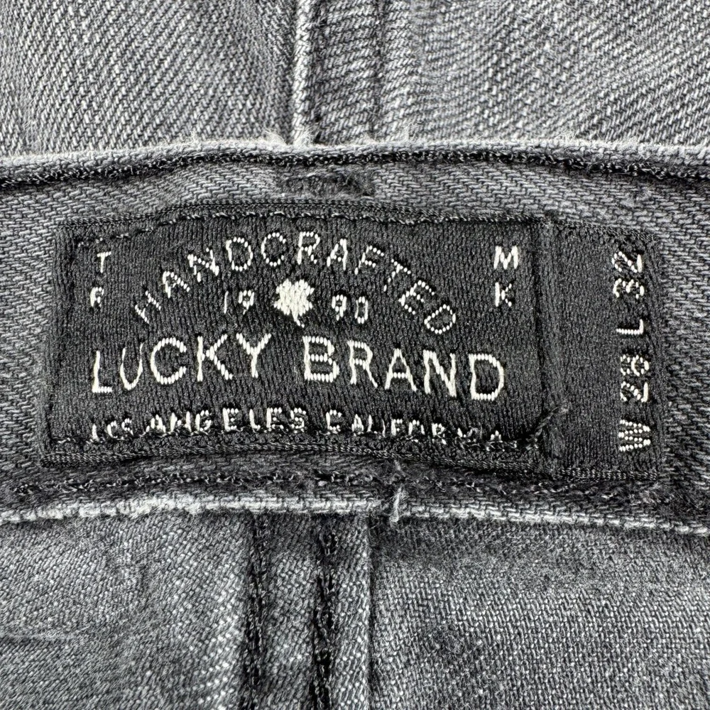 Lucky Brand Mens Jeans 121 Heritage Slim Charcoal Gray 28x32 Handcrafted Denim